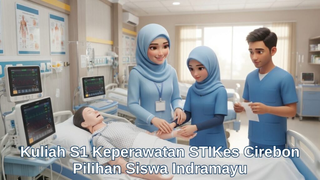 Mahasiswa aktif sedang mengikuti praktik kuliah s1 keperawatan di STIKes Cirebon bagi siswa asal Indramayu