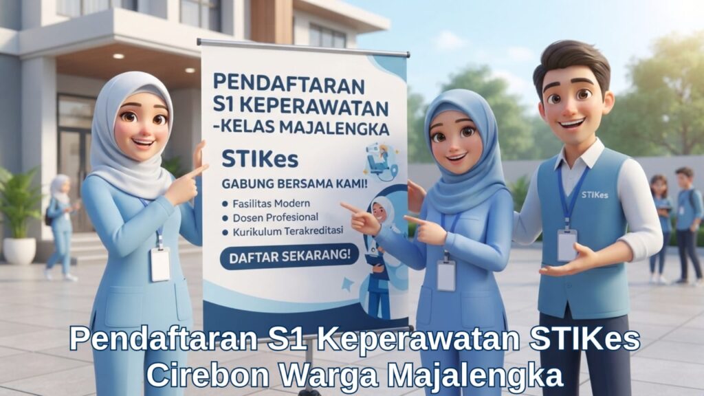 Suasana pendaftaran s1 keperawatan di STIKes Cirebon yang ramah bagi calon mahasiswa asal Majalengka
