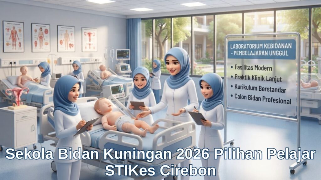 Mahasiswi asal Kuningan mengikuti kegiatan praktikum di sekolah bidan kuningan 2026 STIKes Cirebon