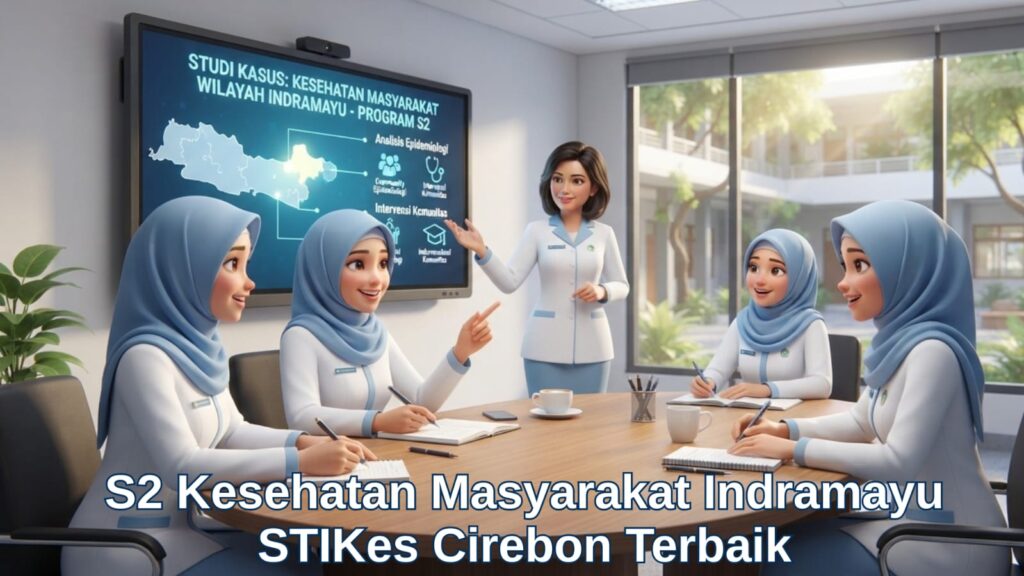 Mahasiswa pascasarjana asal Indramayu mengikuti perkuliahan s2 kesehatan masyarakat di STIKes Cirebon