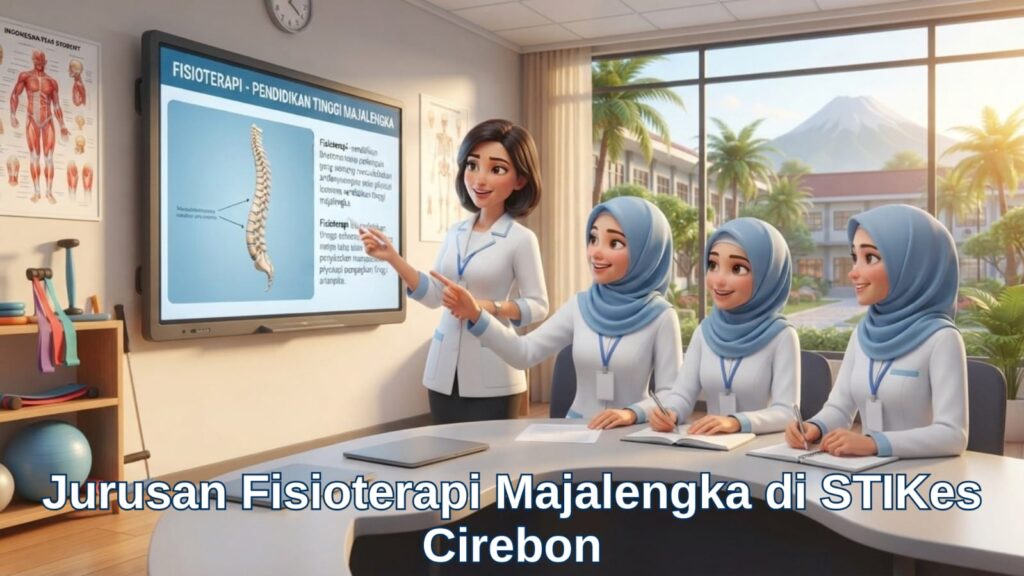 Mahasiswa asal Majalengka mengikuti praktikum di jurusan fisioterapi STIKes Cirebon