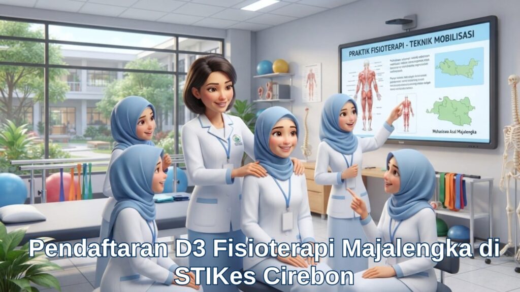Calon mahasiswa asal Majalengka melakukan pendaftaran d3 fisioterapi di STIKes Cirebon
