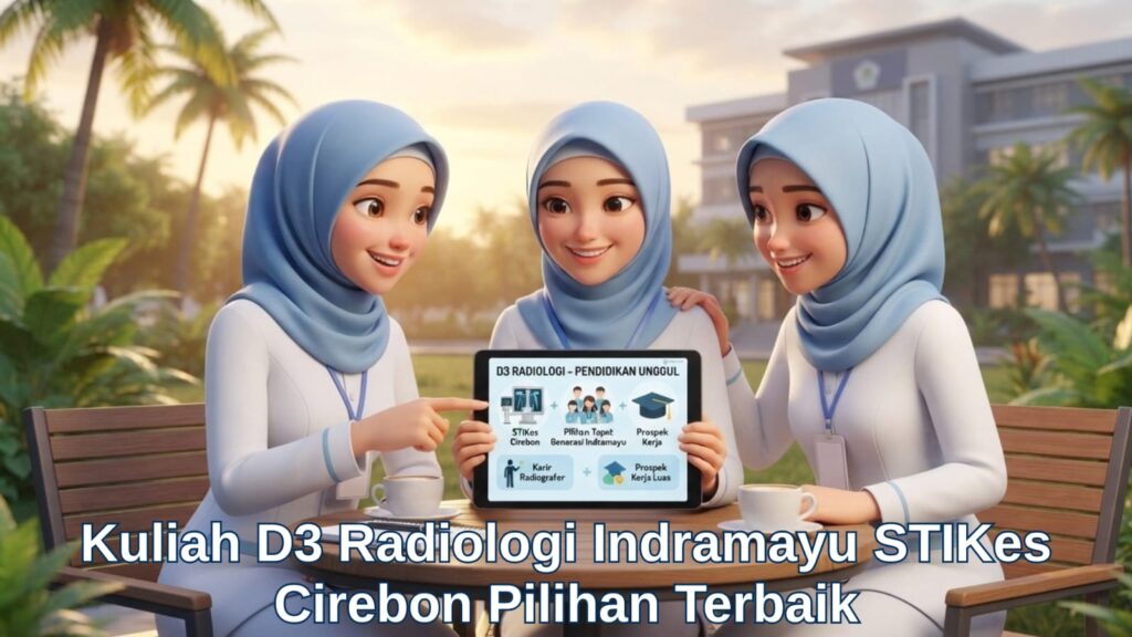 Mahasiswa asal Indramayu mengikuti praktikum kuliah d3 radiologi di STIKes Cirebon