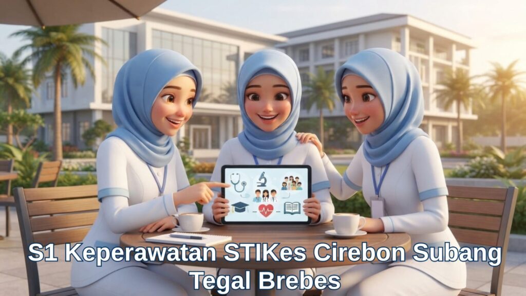 Mahasiswa mengikuti praktikum S1 Keperawatan STIKes Cirebon untuk siswa Subang Tegal Brebes