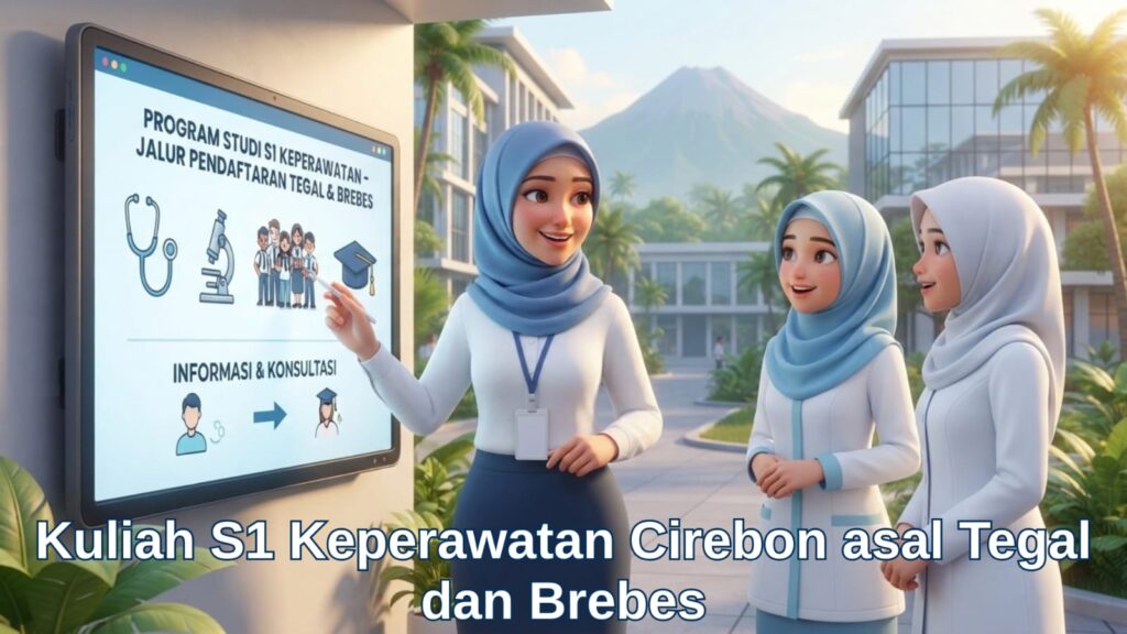 Mahasiswa mengikuti praktikum Kuliah S1 Keperawatan Cirebon asal Tegal dan Brebes