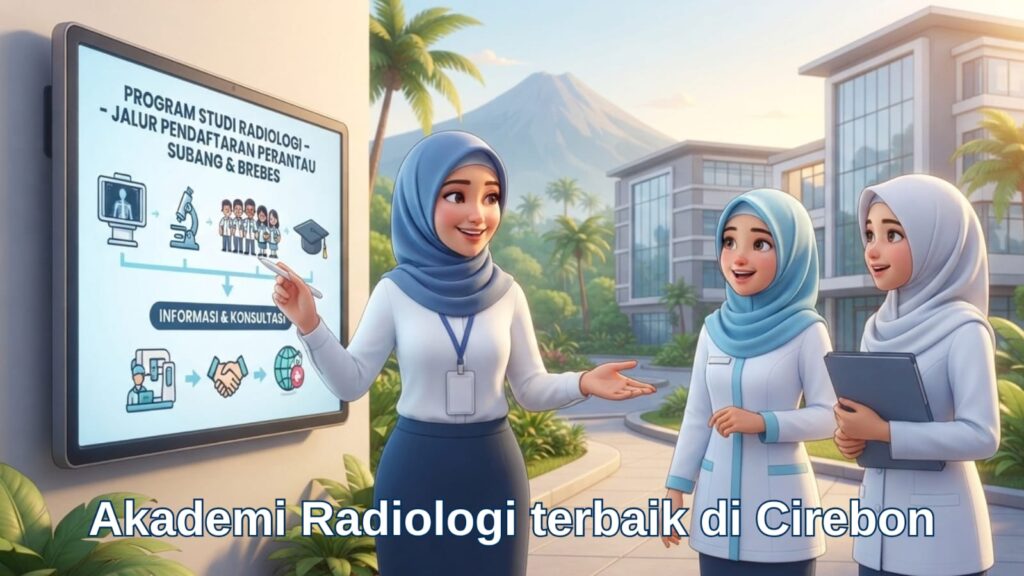 Mahasiswa mengikuti praktikum di Akademi Radiologi terbaik di Cirebon untuk perantau Subang Brebes
