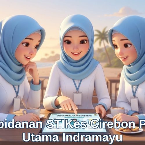 Mahasiswa kebidanan asal Indramayu yang sedang mengikuti praktik laboratorium di kampus STIKes Cirebon