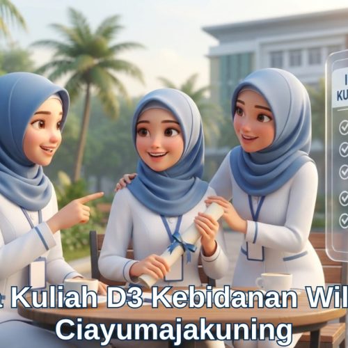 Mahasiswi asal Indramayu Majalengka Kuningan menghitung rincian biaya kuliah d3 kebidanan di kampus