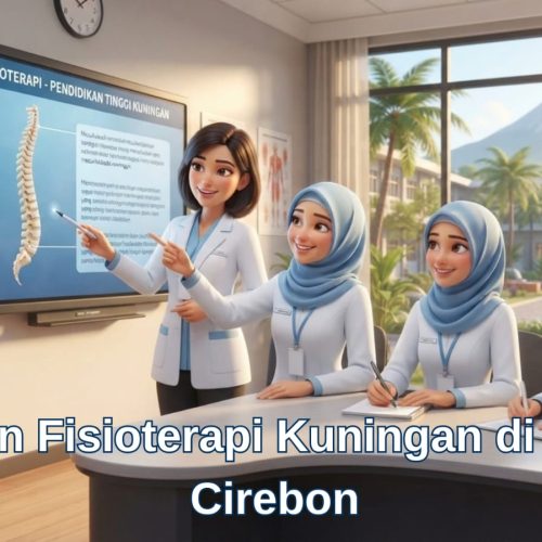 Mahasiswa asal Kuningan mengikuti praktikum di jurusan fisioterapi kuningan STIKes Cirebon