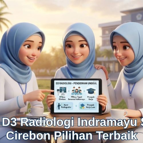 Mahasiswa asal Indramayu mengikuti praktikum kuliah d3 radiologi di STIKes Cirebon