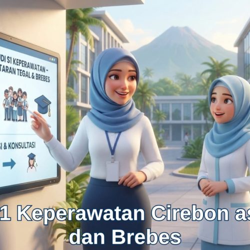Mahasiswa mengikuti praktikum Kuliah S1 Keperawatan Cirebon asal Tegal dan Brebes