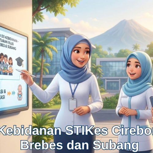 Mahasiswa mengikuti praktikum D3 Kebidanan STIKes Cirebon rujukan wilayah Brebes dan Subang