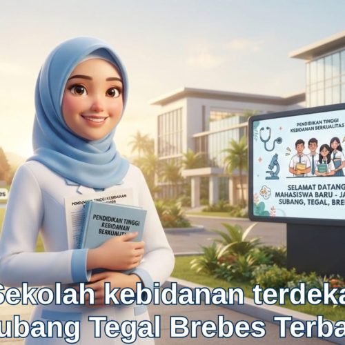 Mahasiswa mengikuti praktikum di sekolah kebidanan terdekat dari Subang Tegal Brebes
