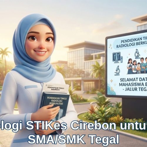 Mahasiswa mengikuti praktikum D3 Radiologi STIKes Cirebon untuk lulusan SMA/SMK Tegal