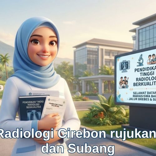 Mahasiswa mengikuti praktikum Kuliah Radiologi Cirebon rujukan Brebes dan Subang